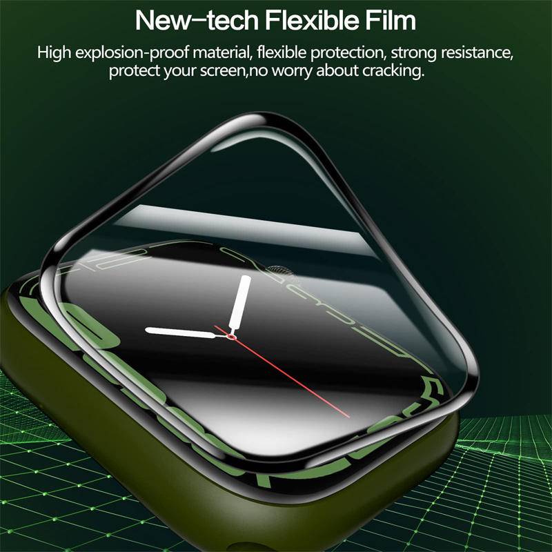 Kính Cường Lực 3d Bảo Vệ Màn Hình Đồng Hồ Thông Minh apple watch ultra 2 series 9 8 7 49mm 41mm 45mm 6 5 4 3 2 1 se 2022 44mm 42mm 40mm 38mm