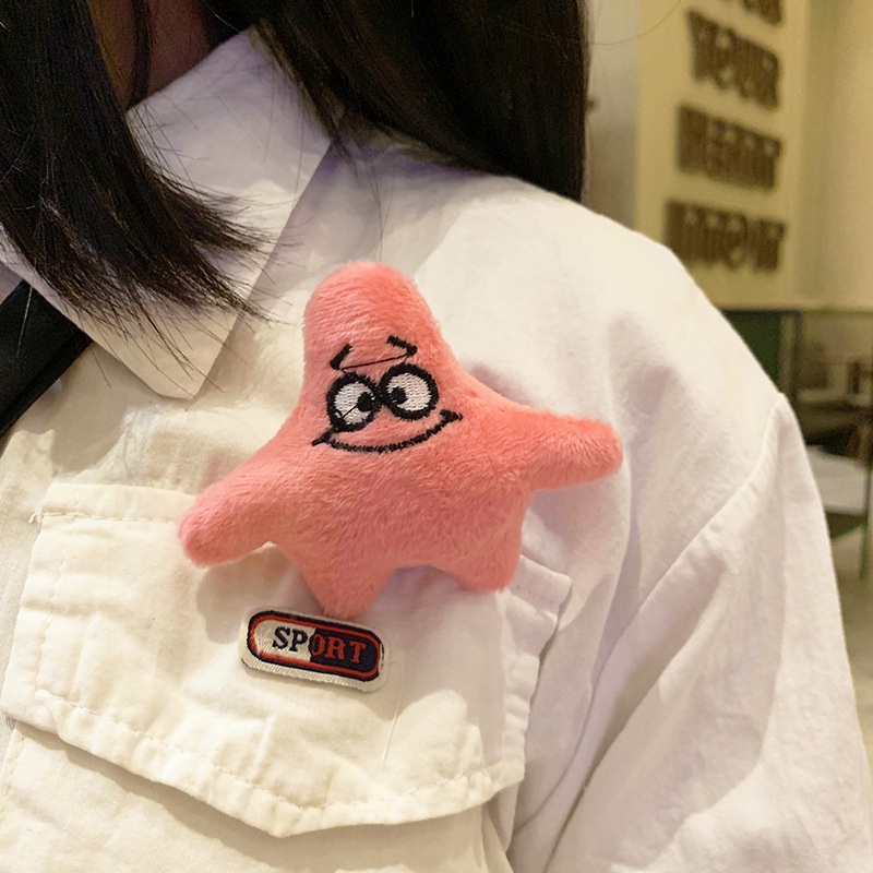 Sy6 Stitch Patrick Star Trâm mặt dây chuyền sang trọng phụ kiện pin phụ kiện thời trang cá tính YS6