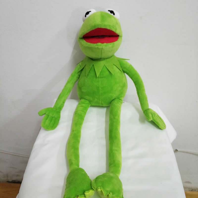Đáng Yêu Kermit 18inch Muppet Ếch Sang Trọng Đồ Chơi Búp Bê Cho Cuddly Vui Nhộn Mềm Mại