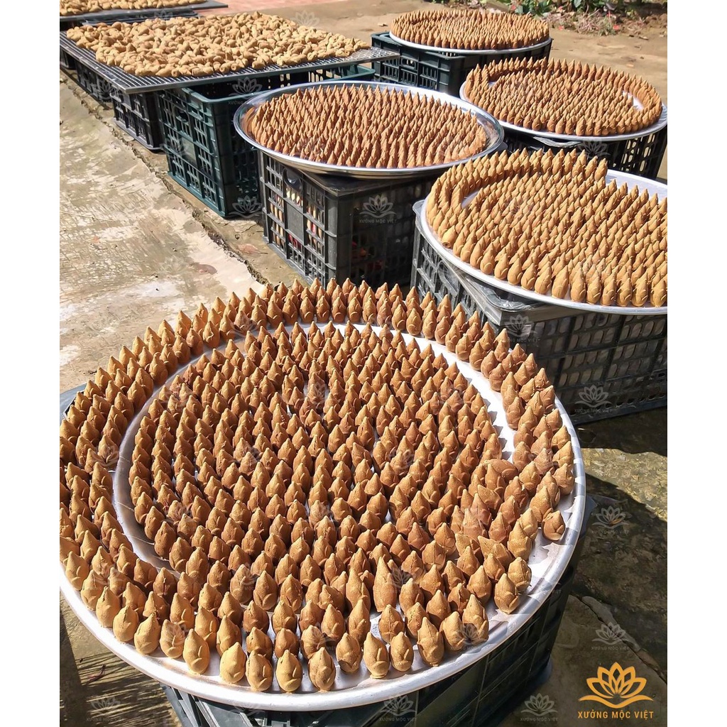 Ảnh Nụ trầm hương khói ngược búp sen sạch chuẩn OCOP, ISO 9001 trầm xông nhà - Xưởng Mộc Việt 3