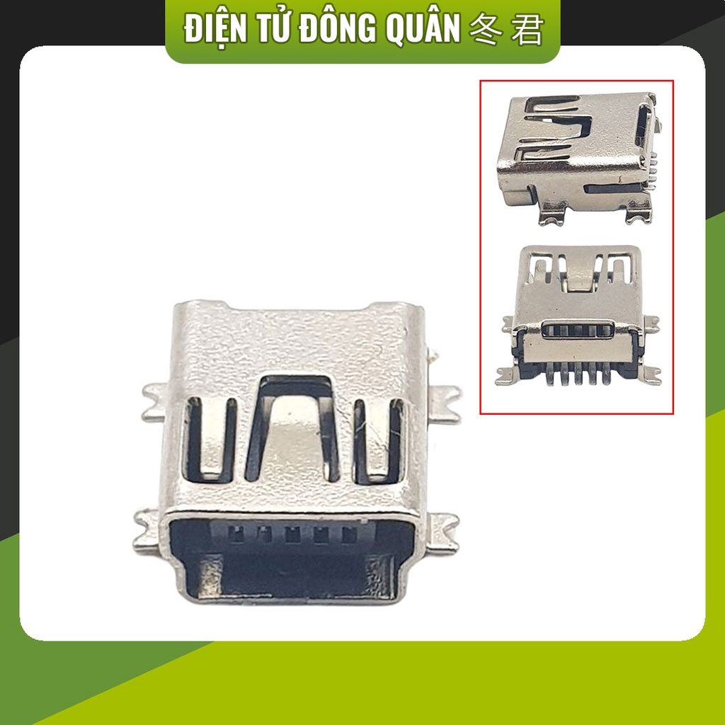 [HCM] Cổng Mini USB 5P SMD | Shopee Việt Nam