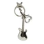 Unstop * Guitar Móc Khóa Kim Loại Mini Pentagram Ngôi Sao Móc Khóa Lấp Lánh Y2k Mặt Dây Chuyền Móc Khóa Trang Sức Giáng Sinh Người Yêu Âm Nhạc O
