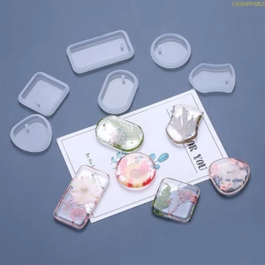 Khuôn Silicone Đục Lỗ Làm Resin Epoxy Resin UV DIY