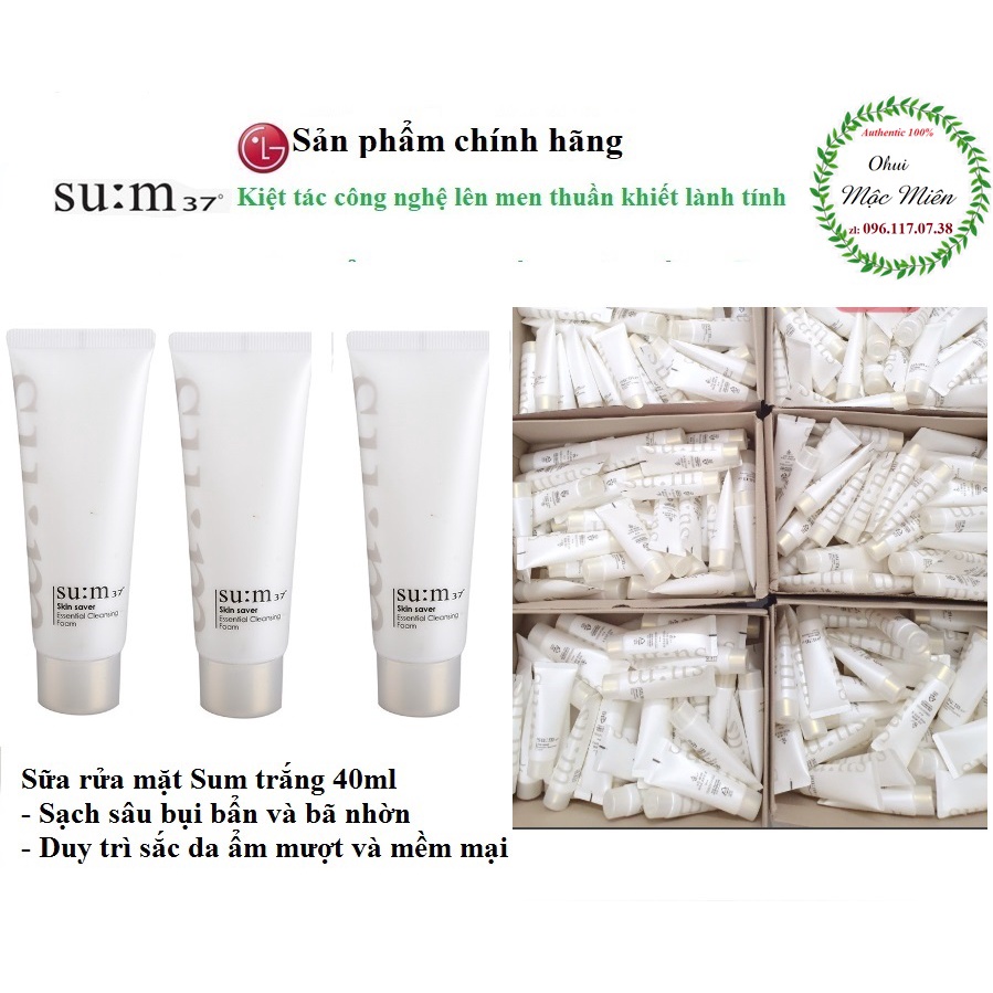 Set Spécial Nettoyant Mousse SU:M37 Skin Saver - 200ml - Beauté Coréenne (K-beauty) - Neuf