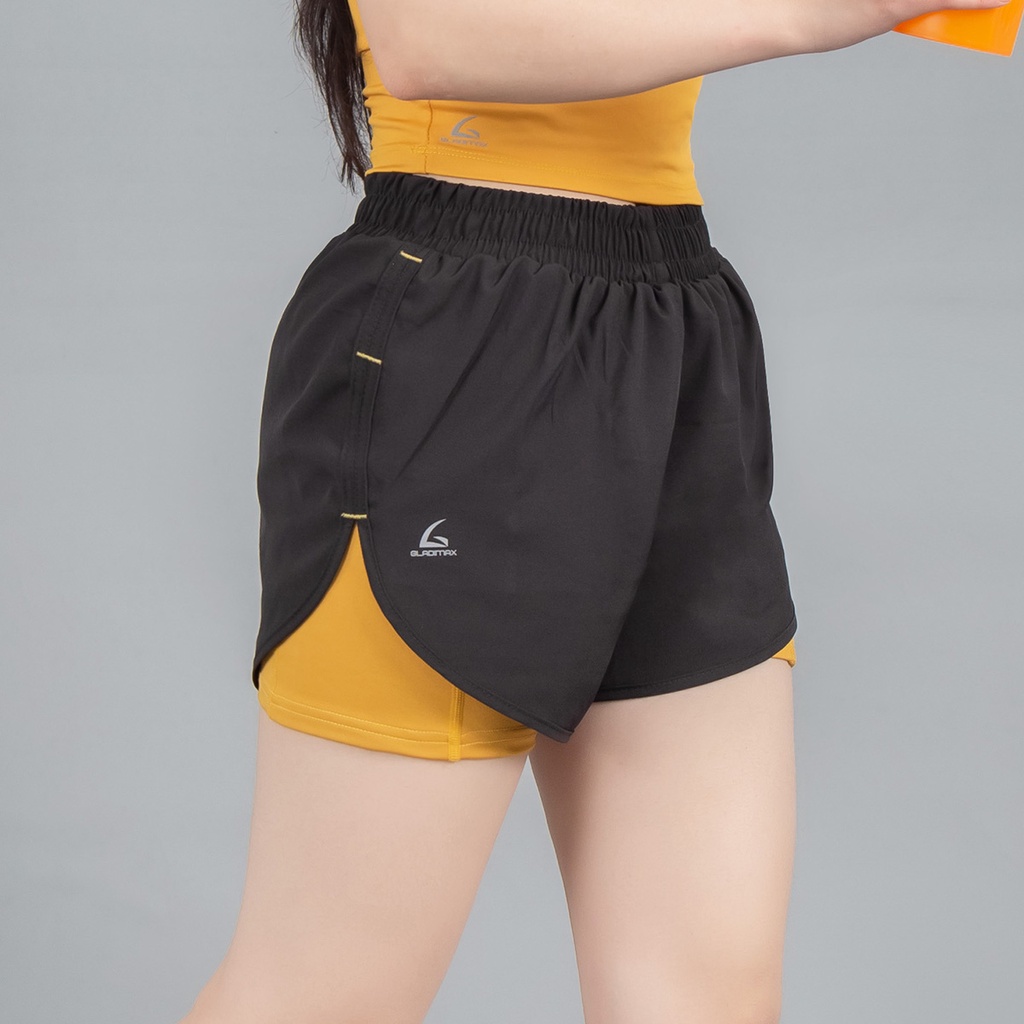 Ảnh Quần Short thể thao Gladimax S18 2 in 1 có túi lót 2 bên sành điệu năng động và cá tính 4
