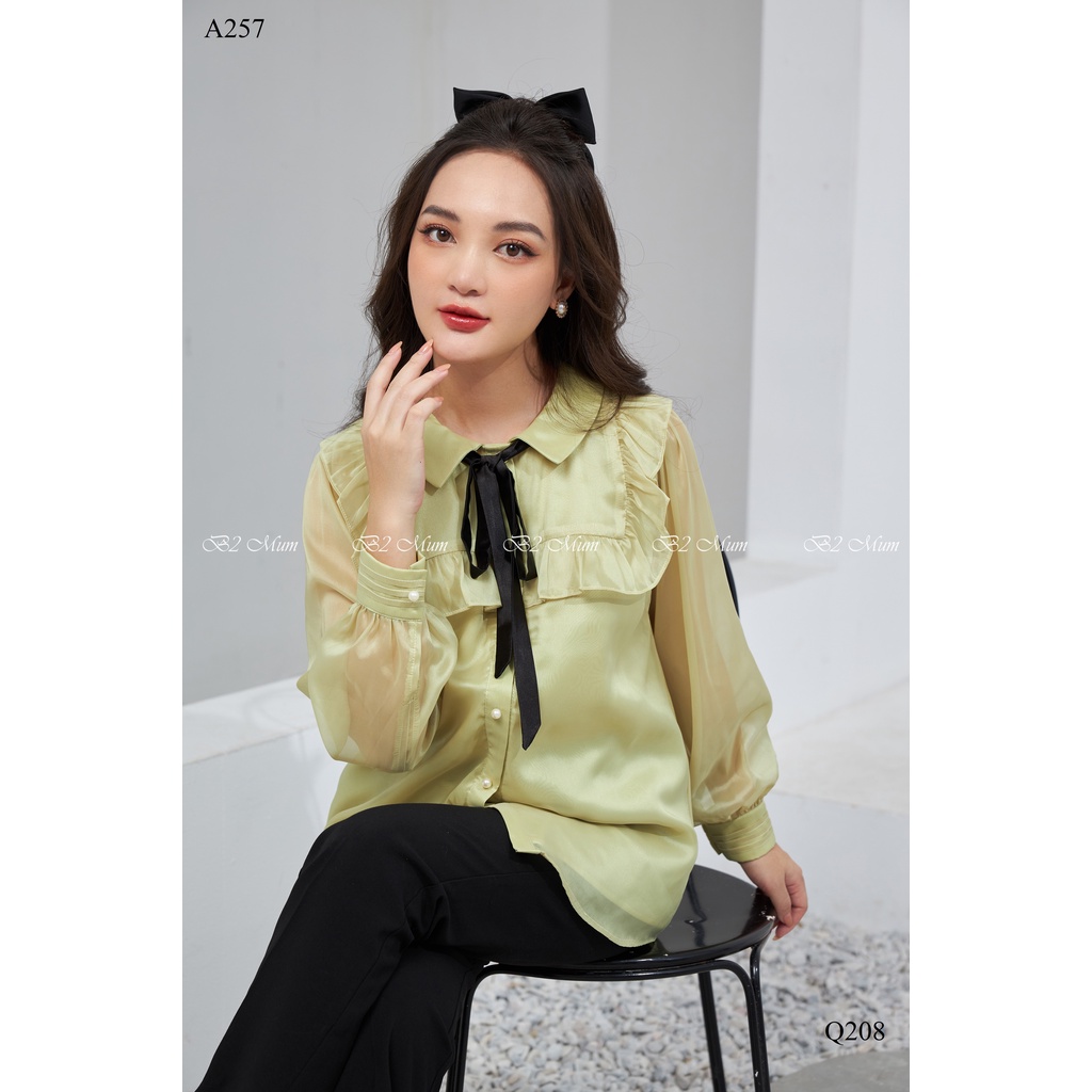 Áo bầu thiết kế Áo tơ bèo A257 B2MUM