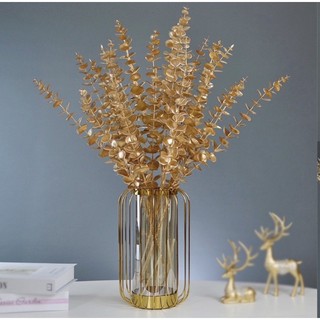 DECOR - 10 mẫu Cành lá nhũ vàng, đào đông, thẻ treo, quạt tròn giấy trang trí Tết 🌻🐻