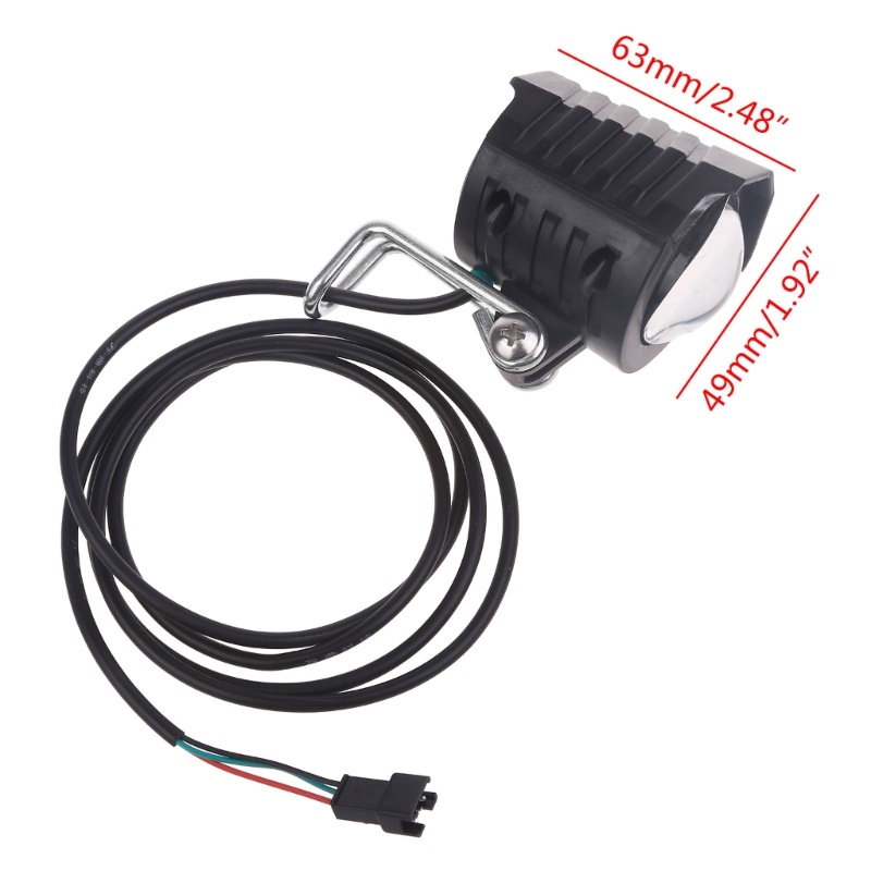 Đèn pha YOI Ebike 36V-60V Đèn LED sáng cho núi xe đạp điện