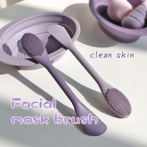 Cọ silicone Hai Đầu Loại Bỏ Mụn Đầu Đen Mát Xa Mặt