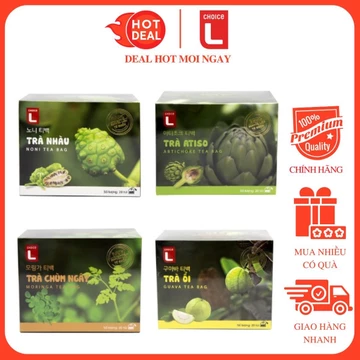 Trà Túi Lọc Chùm Ngây/Trà Khổ Qua/Mãng Cầu Xiêm/Atiso/Trà Ổi/Trà Nhàu Choice L Hộp 2Gx20 Gói