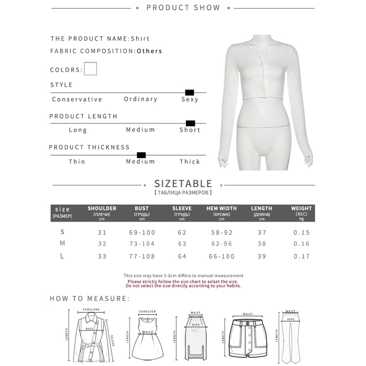 Áo thun Klalien Cardigan Mùa Xuân Màu Trơn Slim Fit Mở Rốn Thời Trang Cổ Tròn Dài Tay Nữ