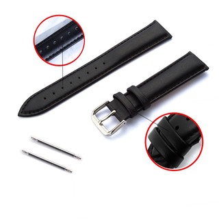 Dây Đeo Thay Thế Bằng Da Thật Kim 12 / 14 / 16 / 18 / 20 / 22 / 24mm Thông Dụng Cho Đồng Hồ Thông Minh