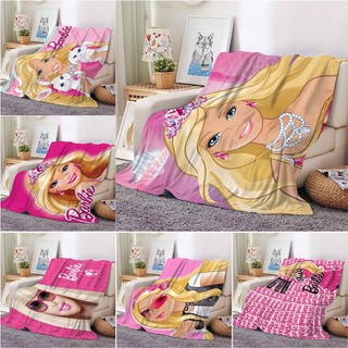 Barbie Công Chúa Disney Hoạt Hình Dễ Thương Fashiom Trẻ Em 4 Kích Thước Flannel Chăn Mới Hoạt Hình Dễ Thương Mềm Mại Thoải Mái Ấm Giường Chăn Quà Tặng Sinh Nhật
