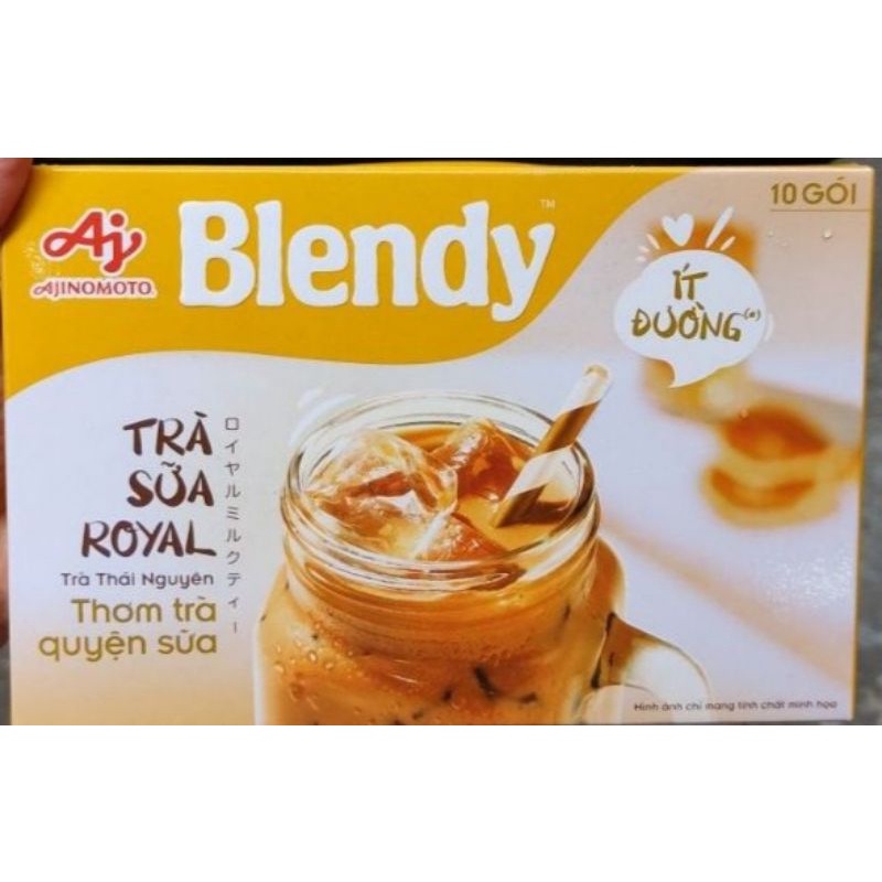 Trà Sữa Blendy Matcha Gạo Rang / Royal / Dâu / Matcha sữa Hộp 10 Gói x ...