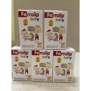Sắt Ferrolip Baby, bổ sung sắt hữu cơ cho bé- 30ml