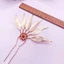 WEETW Thái Mũ Đội Đầu Hoa Kiểu Tóc Dụng Cụ Thiết Kế Nữ Tinh Tế Cổ Hanfu Mũ Bé Gái Phụ Kiện Tóc Hình Chữ U Kẹp Tóc