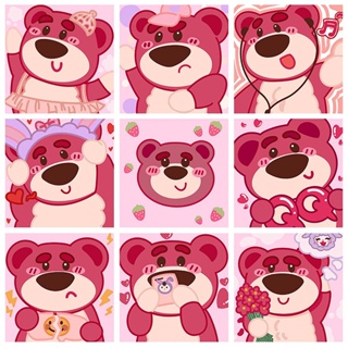 Tranh Tô Màu Gấu Dâu Tây Lotso Theo Số Hóa Mini Có Khung 20X20Cm Cute Cho  Bé Trẻ Em Người Lớn Ít Chi Tiết Hình Vuông | Shopee Việt Nam