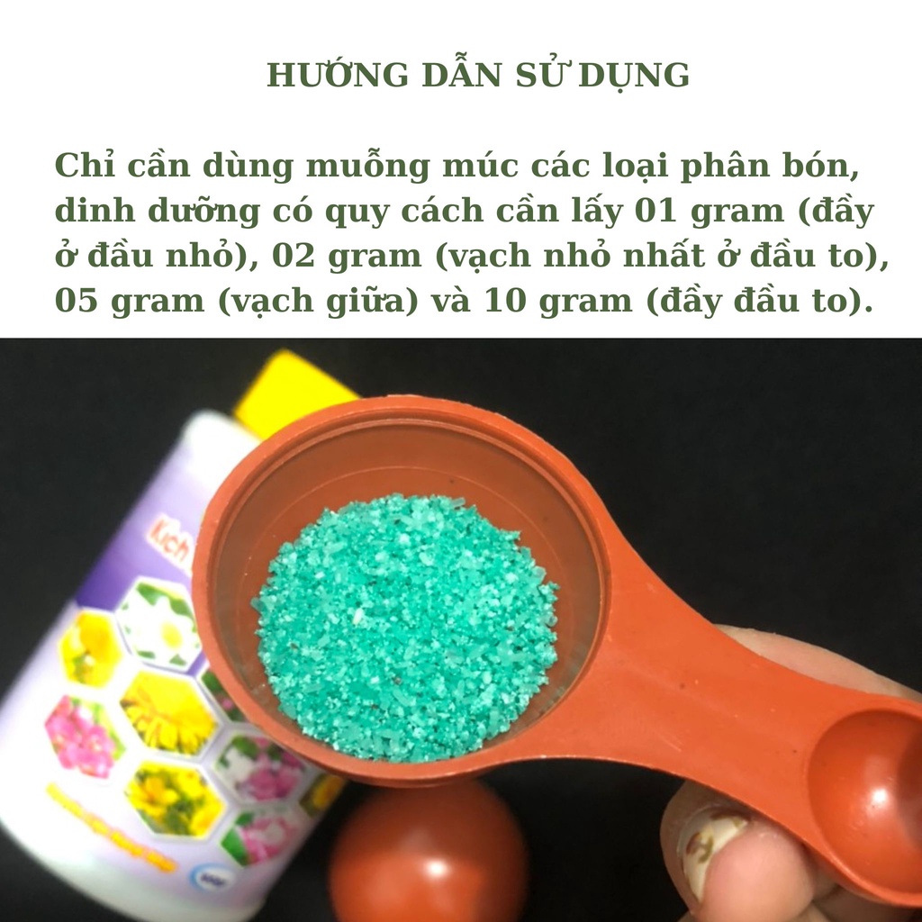 Muỗng Đong Phân Thuốc có chia vạch 1-5-10-15gr 1