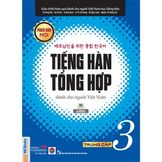 Sách - Giáo trình Tiếng Hàn tổng hợp trung cấp 3 - Bản Đen trắng - MCBooks Chính Hãng