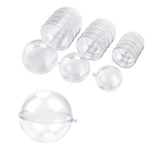BTF 15 chiếc nhựa rỗng Giáng sinh trang trí rỗng trung tâm mua sắm cho cửa sổ hộp kẹo trong suốt pac