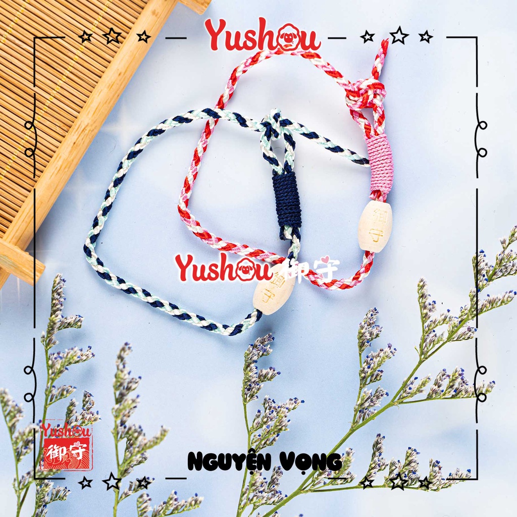Vòng Tay Yushou Nguyện Vọng - Kiểu Omamori Nhật, Có sẵn, Quà tặng ý nghĩa.