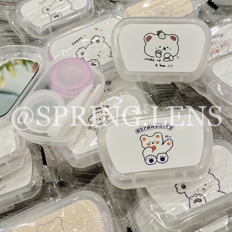 KHAY TRƠN KHAY GƯƠNG MINI CỐC RỬA DỤNG CỤ ĐEO CUTE DỄ THƯƠNG @spring.lens