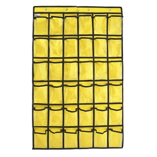 DE 36 Túi Treo Tường Biểu Đồ Lớp Học Hỗ Trợ Giảng Đạo Cụ Organzier Túi Biểu Đồ Có Thể Nhìn Thấy Chỉ Số Nhãn Cho Windows