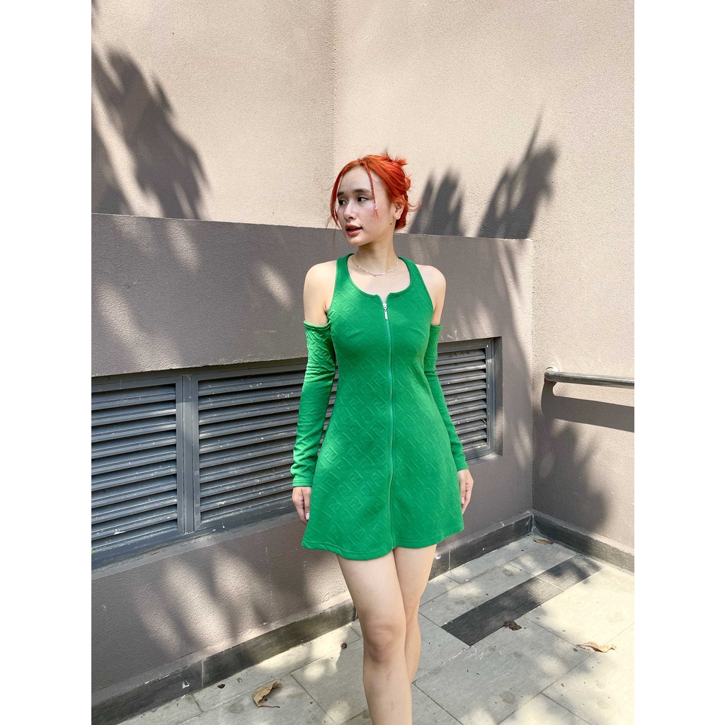 Váy tay dài trễ vai | Jenna Dress | Secodee | Shopee Việt Nam