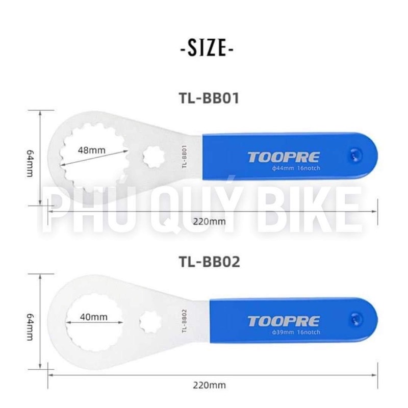 Cảo BB TOOPRE Dùng Cho BB SHIMANO/SRAM/DUB/PROWHEEL