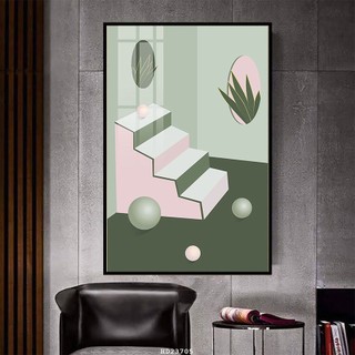 Tranh Treo Tường Minimalist (60x90cm) - Tranh Laminate Tráng Gương
