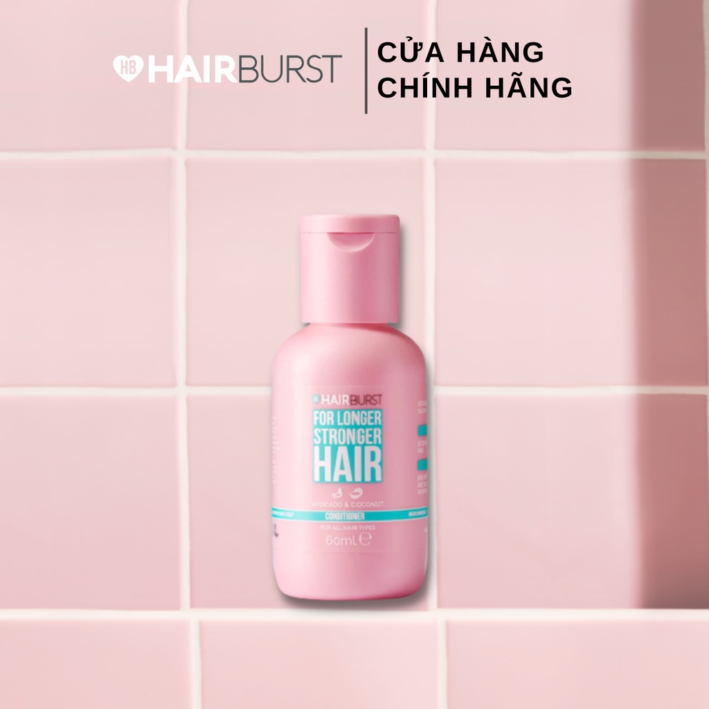 [HB GIFT] Dầu xả HAIRBURST kích thích mọc tóc dài hơn chắc khỏe hơn 60ml/chai