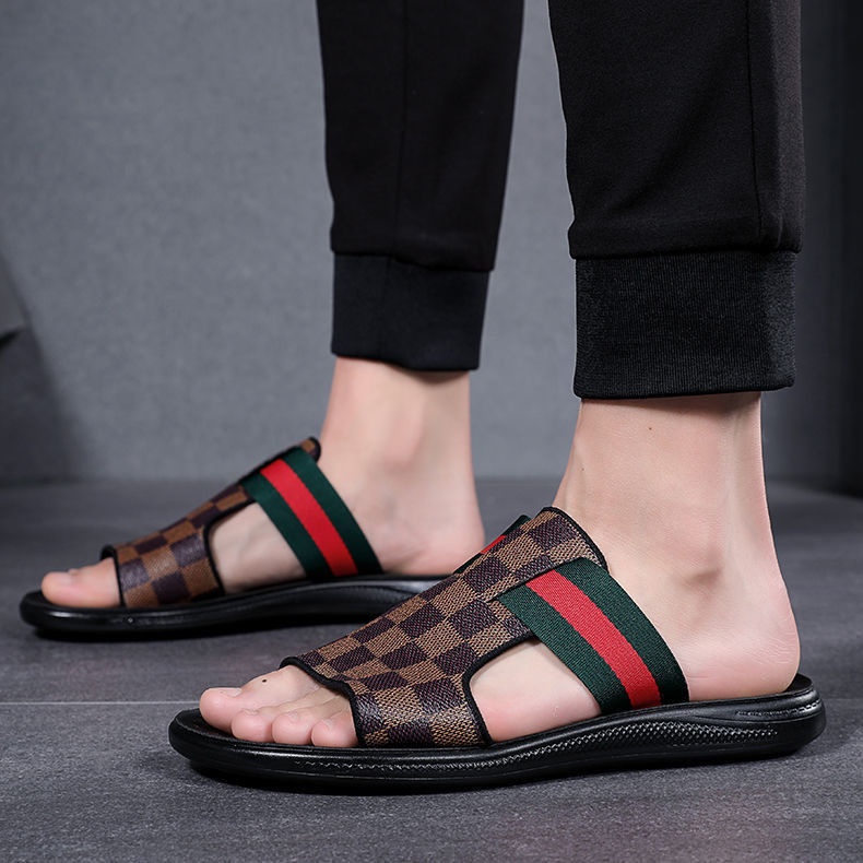 Dép Sandal Da Cao Cấp Thoải Mái Thời Trang Hàn Quốc Dành Cho Nam