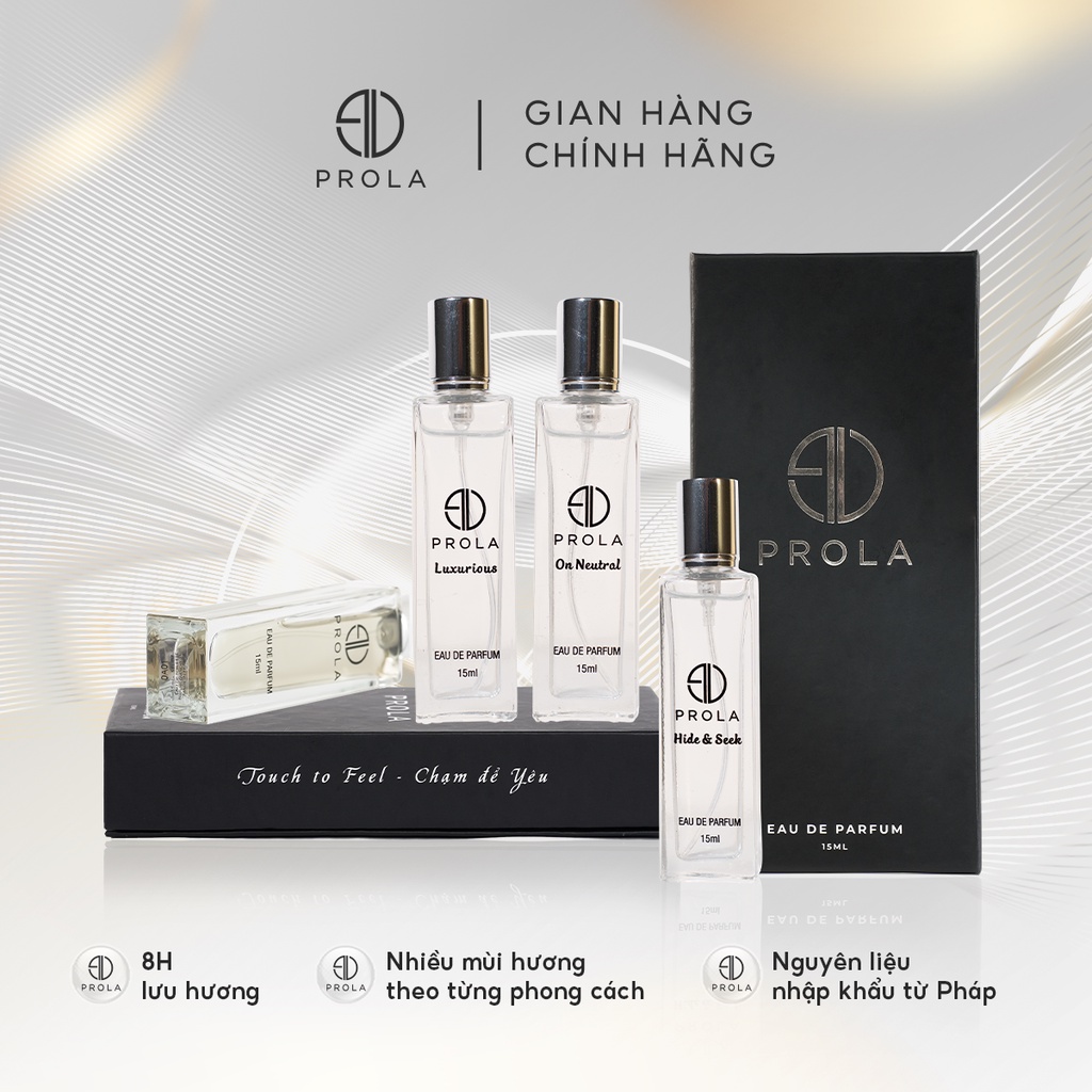 Ảnh Nước hoa Unisex PROLA lưu hương lâu, 3 tầng mùi hương, đa phong cách thích hợp đi làm, hẹn hò 15ml 1