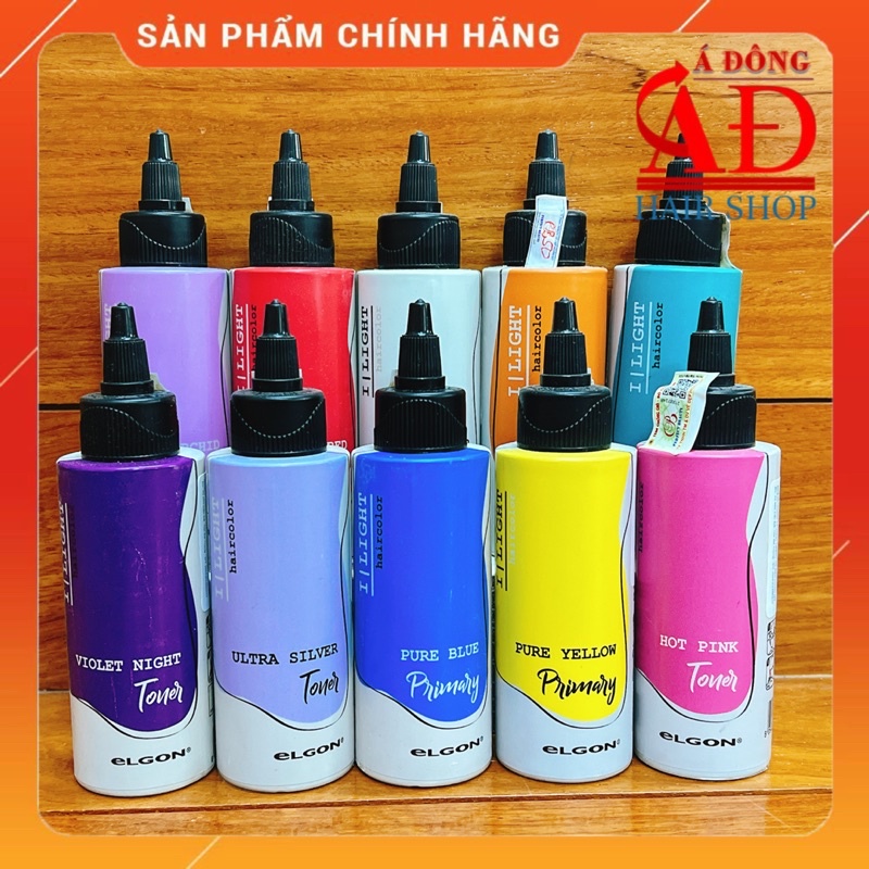 Thuốc nhuộm tóc Ilight Elgon Italy free Anoniac cho tóc level sáng 9+ 100ml (Chai)