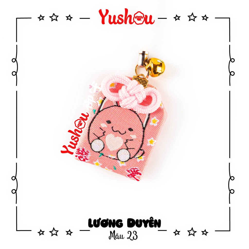 Túi Phước Yushou Tình Yêu Mẫu 23 -Kiểu Omamori Nhật, Có sẵn, Quà tặng ý nghĩa.