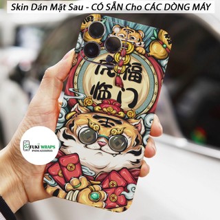 Tấm dán Skin Mặt Sau Mẫu Thần Tài M10 FULL VIỀN 14 pro max , 13 pro max , 12 pro max , 11 pro max , xs max - FukiShop