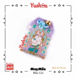 Túi Phước Yushou May Mắn Mẫu 121 - Bình An Hỷ Lạc5 - Kiểu Omamori Nhật, Có sẵn, Quà tặng ý nghĩa.