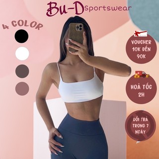 Áo thể thao tập gym,yoga 2 dây chất thun poly cao cấp thấm hút co giãn tốt(mã D4)