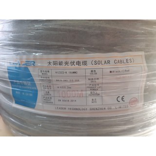 cáp điện DC LEADER - PN TECH 4mm2 6 mm2 chuyên dùng điện năng lượng mặt trời