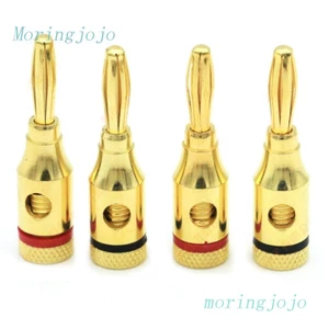 Bộ 4 giắc chuối mạ vàng kết nối loa / máy nghe nhạc / cáp sân khấu