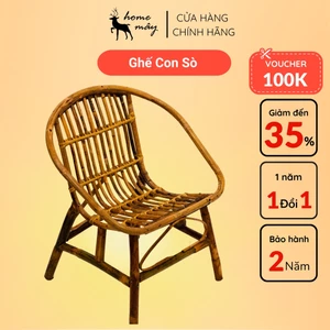 Ghế mây con sò chuẩn kích thước - Sản phẩm cung cấp cho quán cafe, khách sạn, homestay từ HOME MÂY