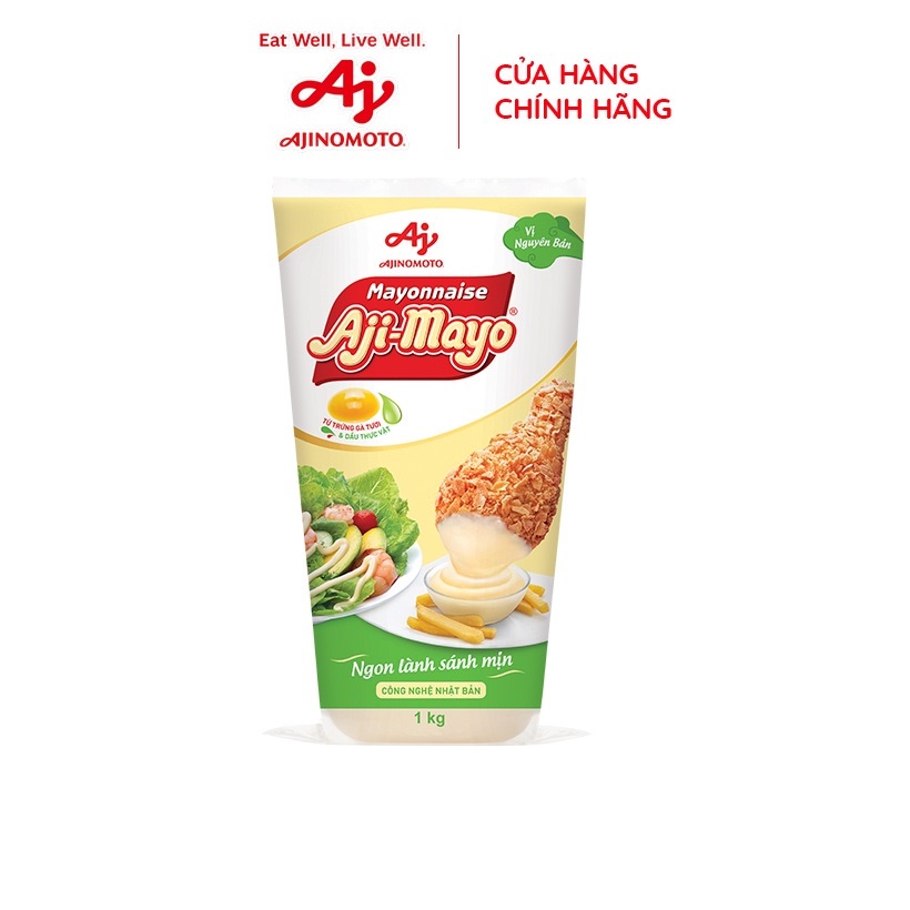 Ảnh Xốt Mayonnaise Aji-mayo® Vị Nguyên Bản 1kg/Tuýp 1