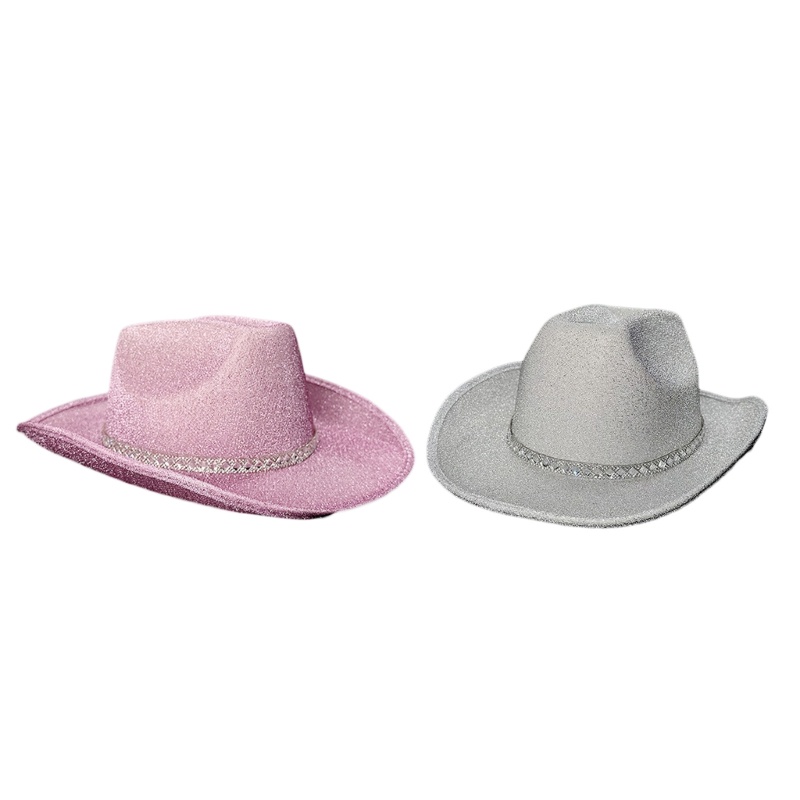 Mũ Cowboy Fedora Phong Cách Western, Thích Hợp Cho Party và Hàng Ngày