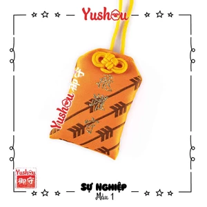 Túi Phước Yushou Sự Nghiệp Mẫu 1 - Kiểu Omamori Nhật, Có sẵn, Quà tặng ý nghĩa.