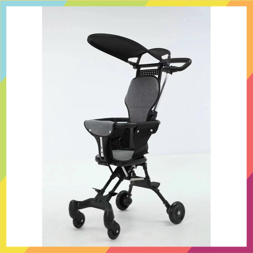 Xe đẩy gấp gọn đảo 2 chiều khoá bánh xe | Shopee Việt Nam