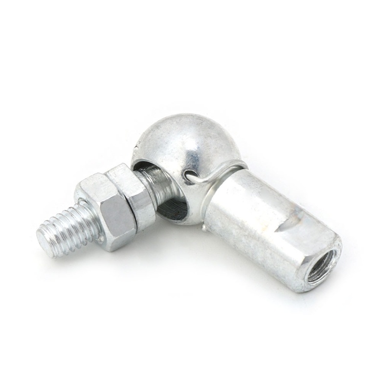 Jojo M5 M6 M8 M10 M12 Thép Carbon Đầu Khớp Thanh Cuối Vòng Bi Góc Phải