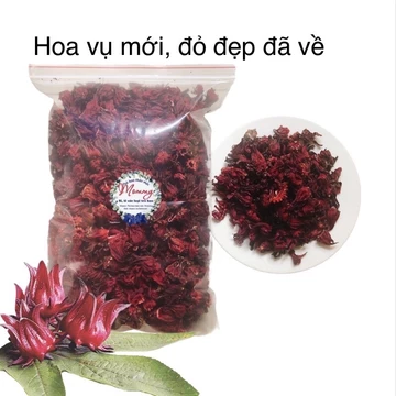 [Hàng Việt]Trà hoa atiso đỏ nguyên bông sấy khô loại 1 (trà hoa hibicus, trà hoa dâm bụt nguyên bông)