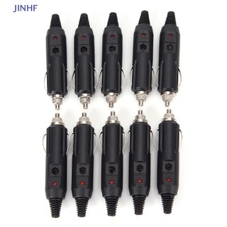 Set 5 Đầu Nối Phích Cắm 12V + Cầu Chì Đèn LED Đỏ Mới JINHF Cho Xe Hơi