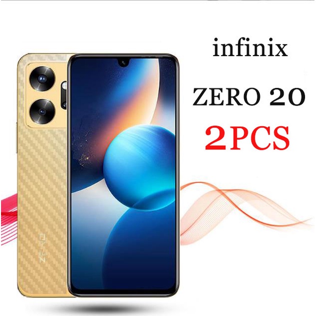 2 Chiếc Dành Cho Infinix Zero 5G 2023 / Hot 11 2022 11 Chơi 12 Chơi / Infinix Note 12 G96 12 pro 5G 4G / Zero 20 5G Zero 5G / Smart 6 plus Smart 5 Phim Bảo Vệ Mặt Sau Bằng Sợi Carbon