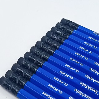 Bút Chì Gỗ 2B Lục Giác Kèm Tẩy CLASSMATE -1 Chiếc, Nét Bút Mịn, Dùng Để Luyện Chữ Cho Học Sinh PC404